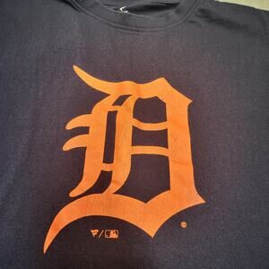 Detroit Tigers Shirt Mens 3XLT Blue Short Sleeve Crew Neck Graphic MLB